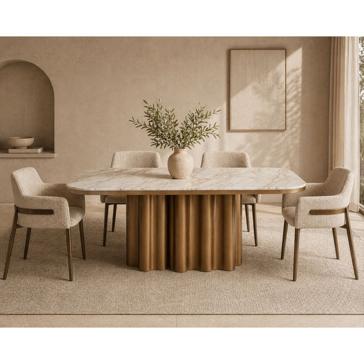 Tessa Set of 2 Dining Chairs (Crib 5) - Field Beige
