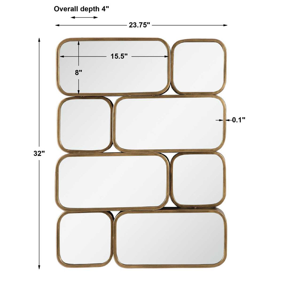 Canute Modern Gold Mirror