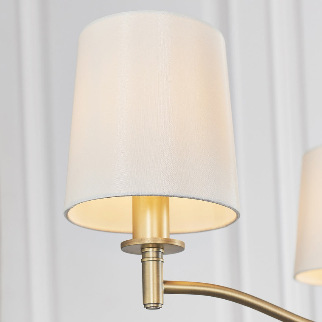 Ortona 3 Pendant Light - Antique Brass Endon 6
