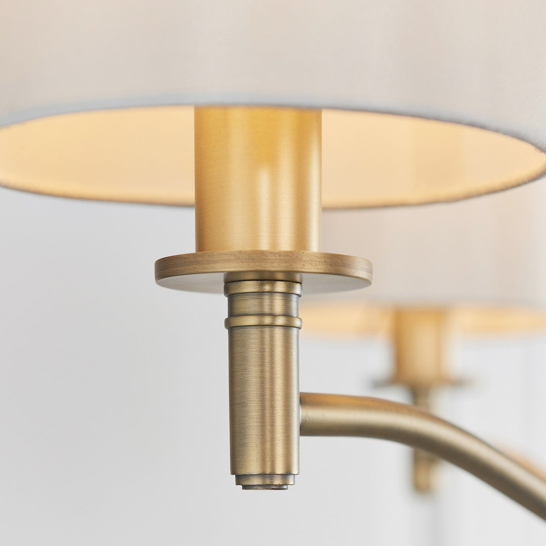 Ortona 3 Pendant Light - Antique Brass Endon 7