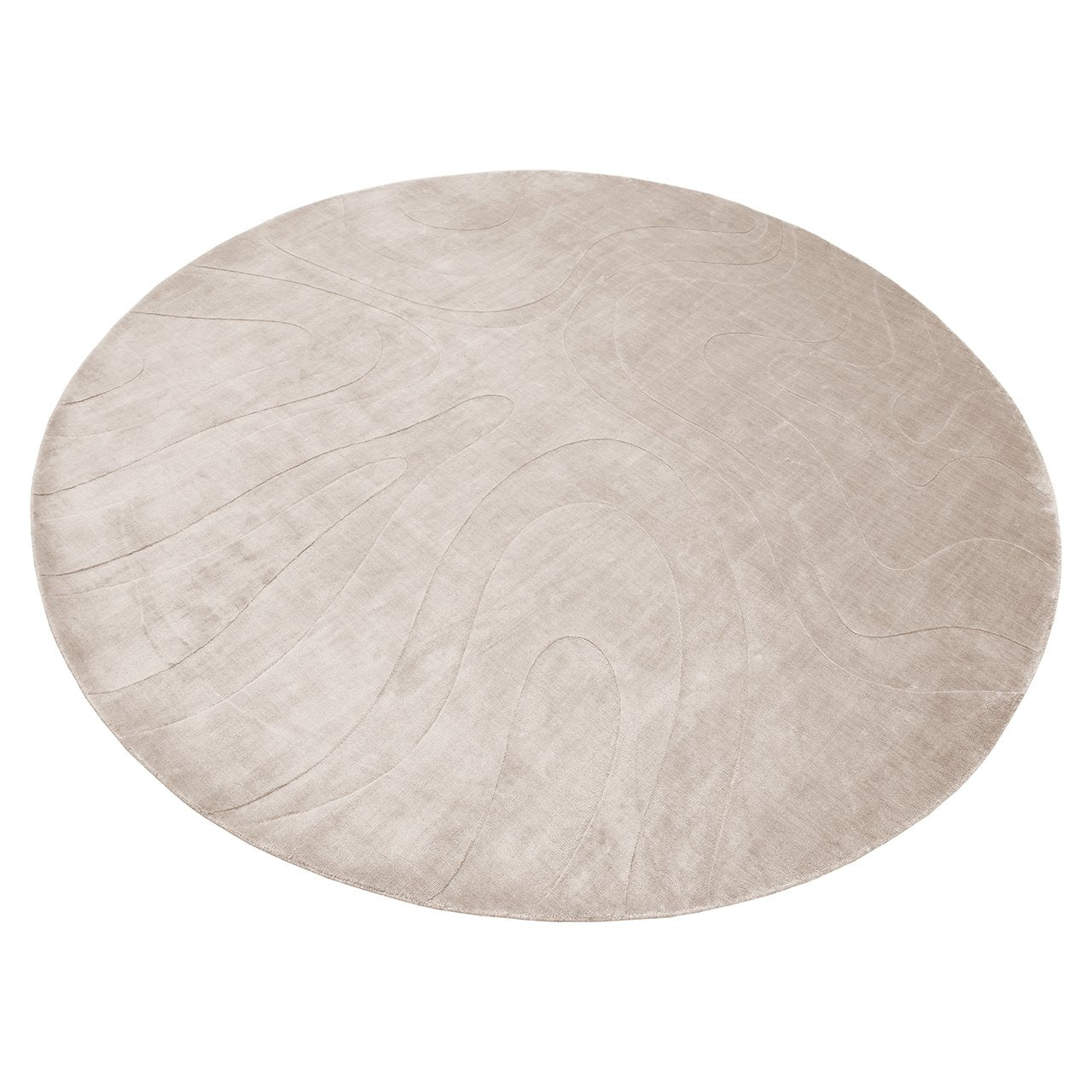 Richmond Interiors Addison Round Rug 260x260 - Beige