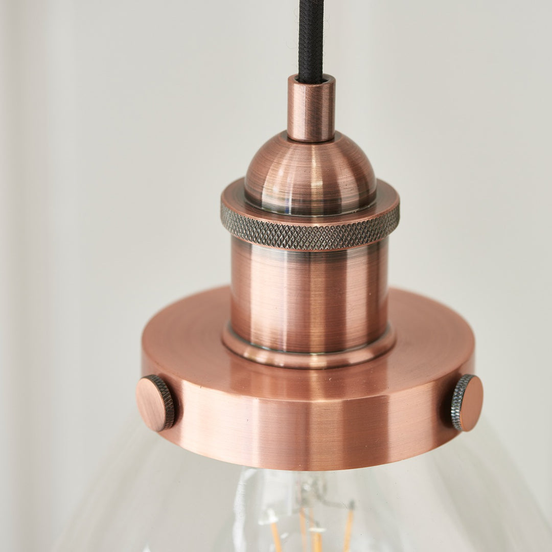 Hansen Pendant Light - Aged Copper Endon 5