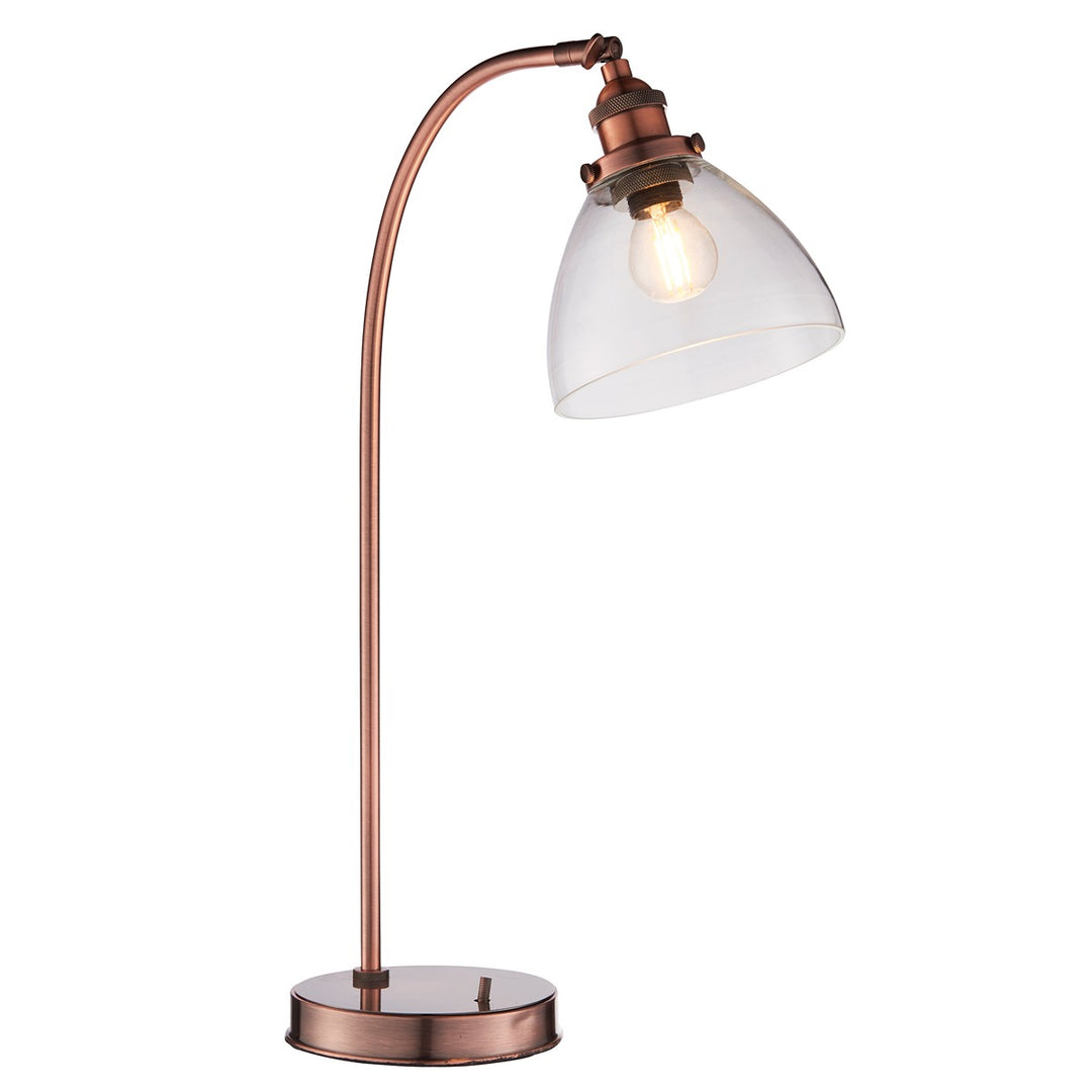 Hansen Table Lamp - Aged Copper Endon 1