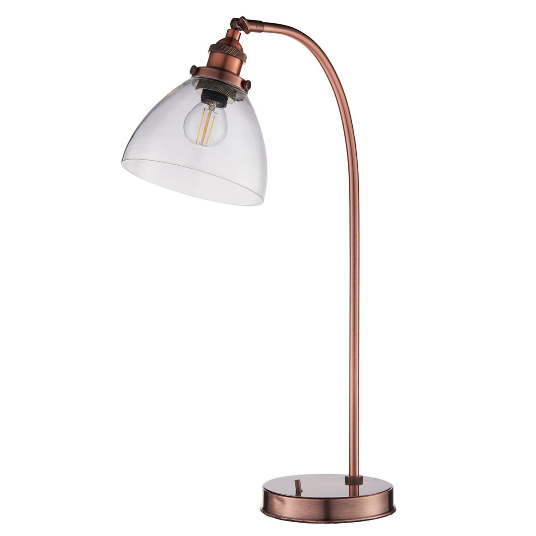 Hansen Table Lamp - Aged Copper Endon 7