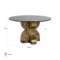 Richmond Interiors Maddox Round Dining Table - 130cm