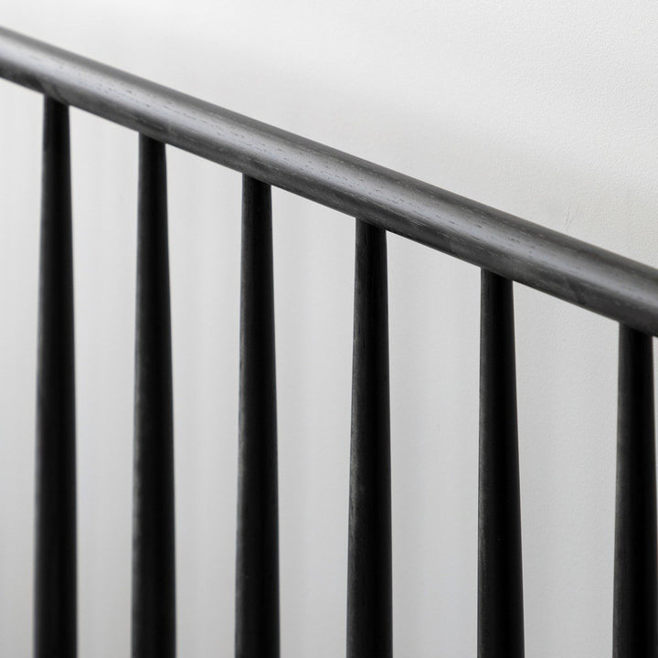 Wycombe Spindle Bed - Black GalleryDirect 4