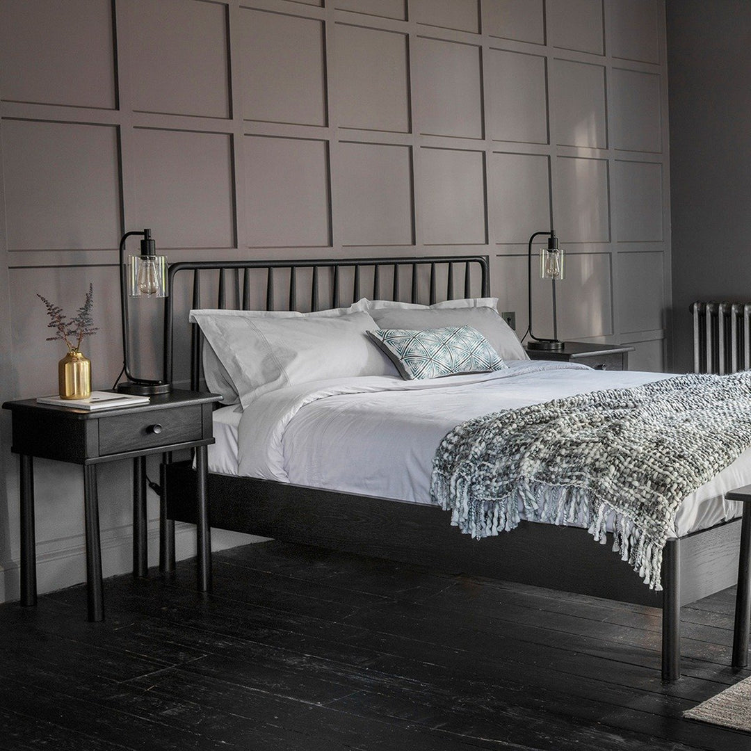 Wycombe Spindle Bed - Black GalleryDirect 5