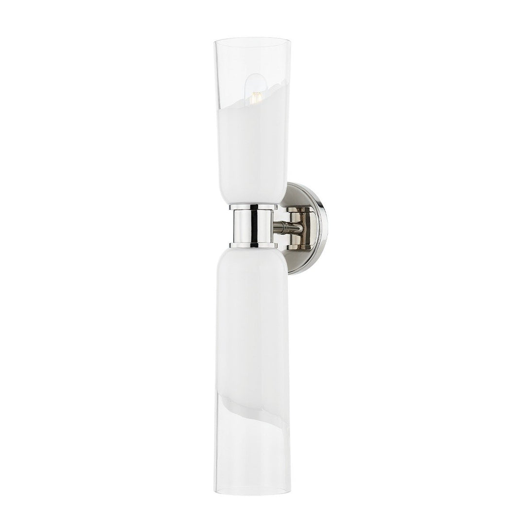 Wasson 2 Light Wall Sconce - Polished Nickel Hudson Valley Lighting 1