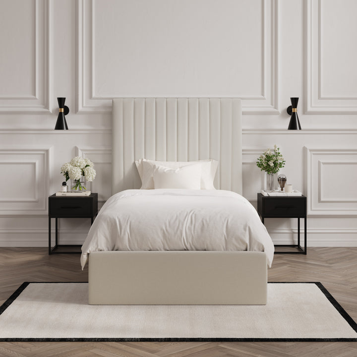 Emden Ottoman Bed - Milk