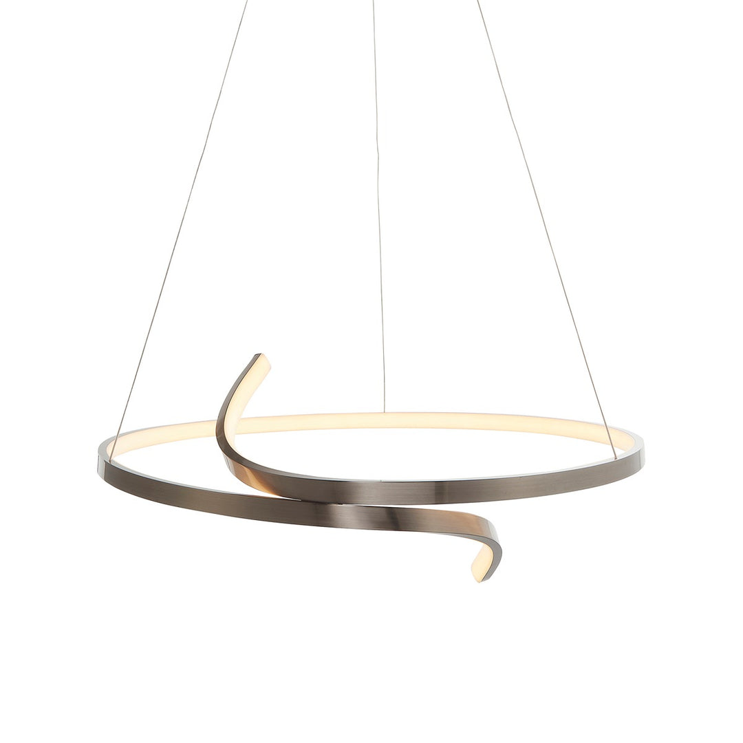 Rafe Hanging Pendant Light - Satin Nickel Endon 1