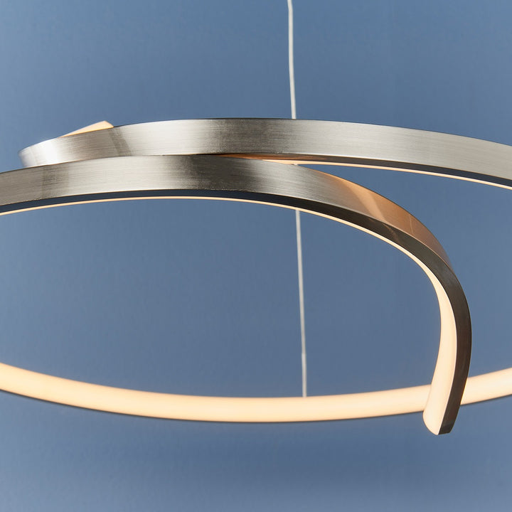 Rafe Hanging Pendant Light - Satin Nickel Endon 4