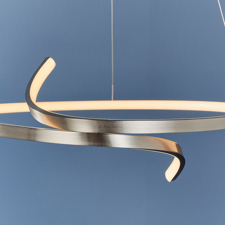 Rafe Hanging Pendant Light - Satin Nickel Endon 5