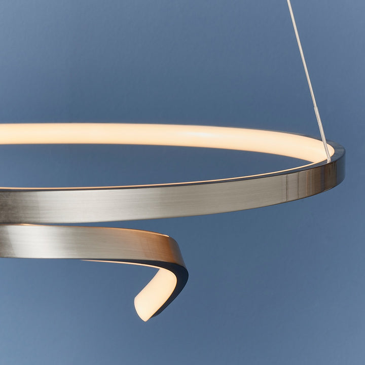 Rafe Hanging Pendant Light - Satin Nickel Endon 7