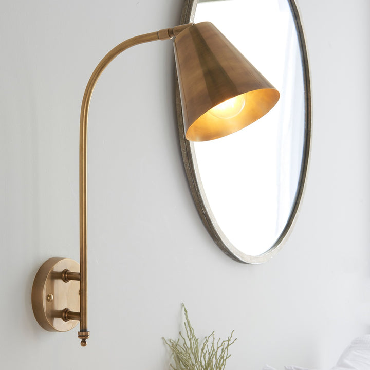 Radha Wall Light - Antique Brass Endon 2