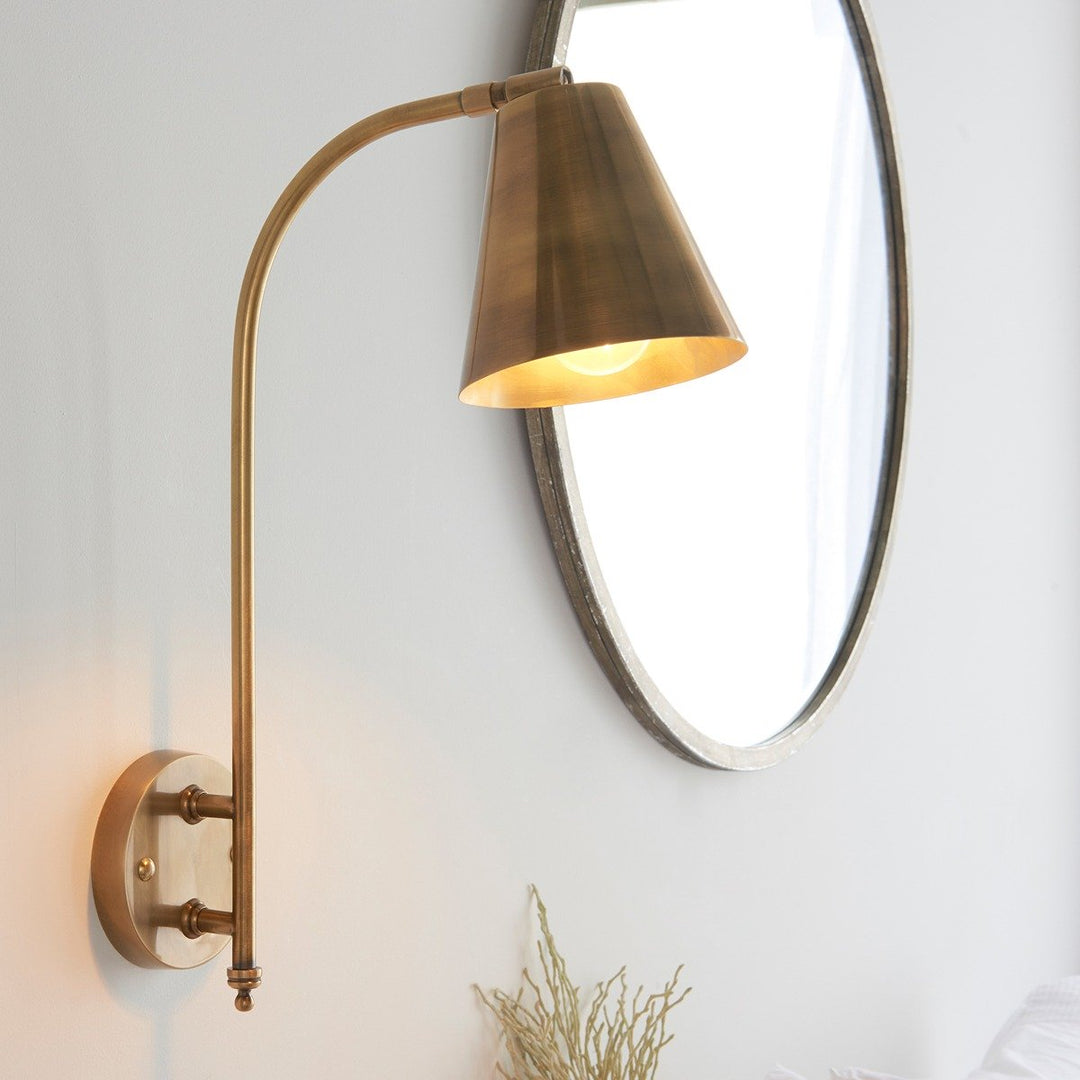 Radha Wall Light - Antique Brass Endon 3