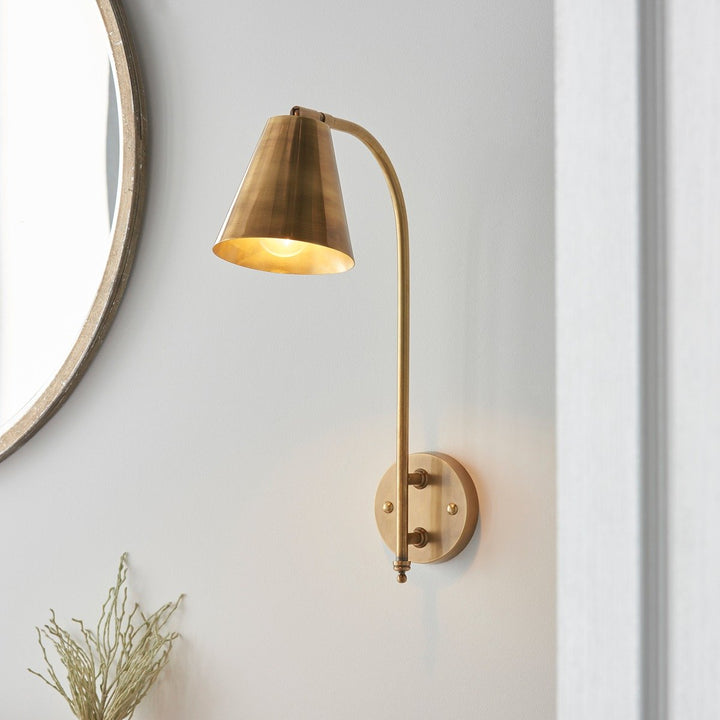Radha Wall Light - Antique Brass Endon 4