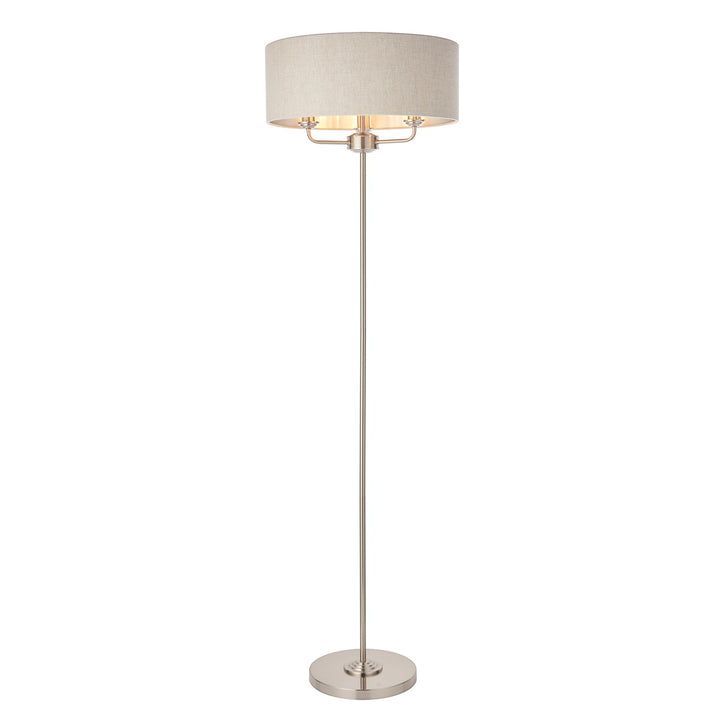Highclere Floor Lamp - Nickel Endon 1