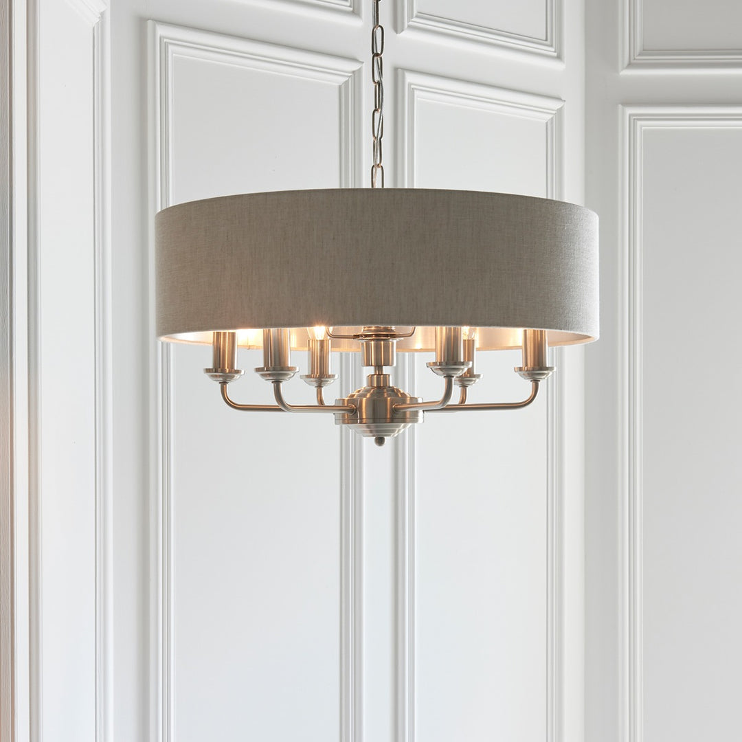 Highclere 6 Pendant Light - Chrome Endon 2