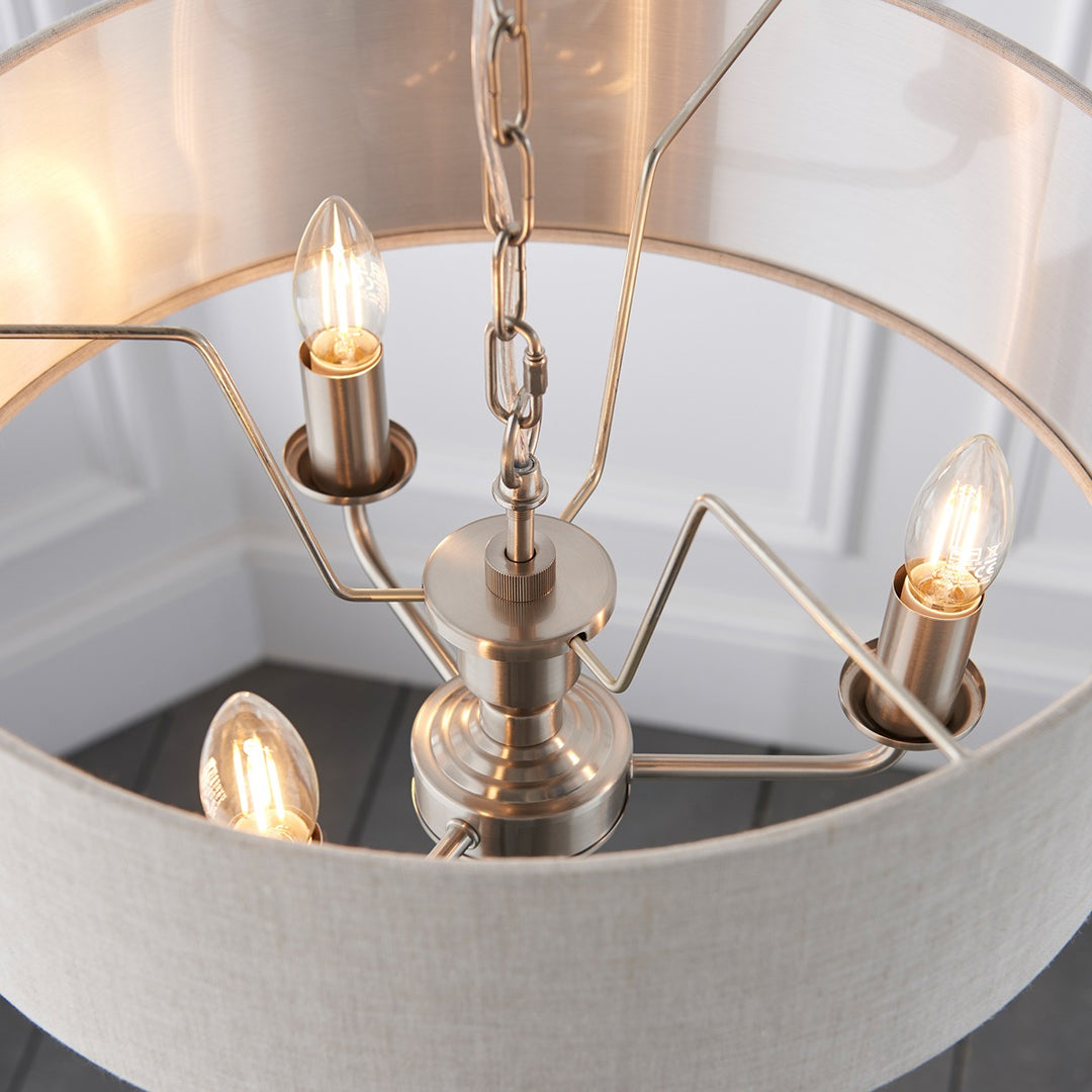 Highclere Pendant Light - Chrome Endon 6