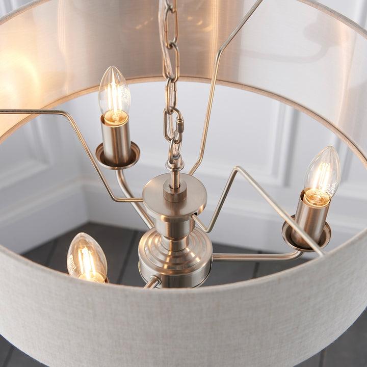 Highclere Pendant Light - Chrome Endon 6