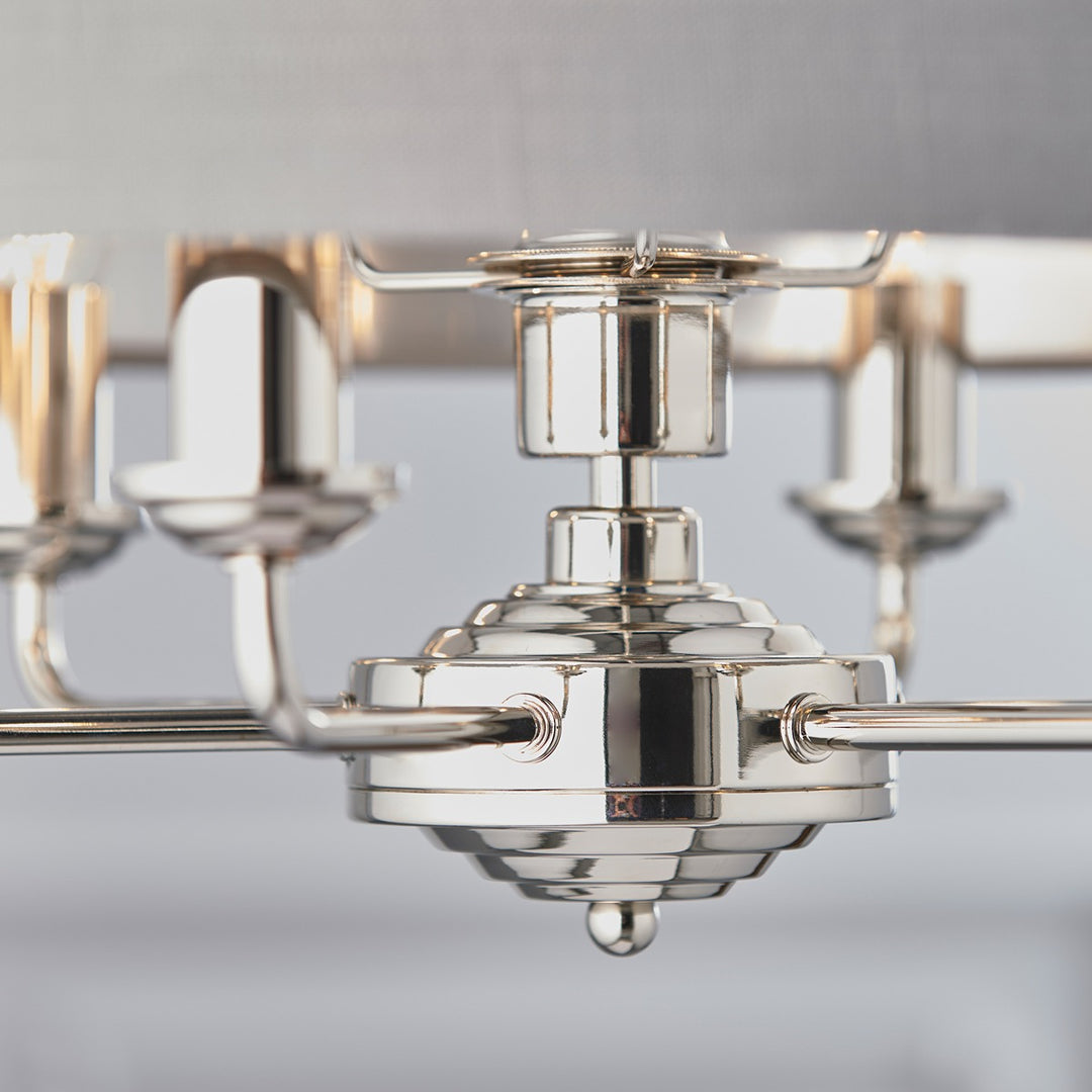 Highclere 6 Pendant - Nickel Endon 5