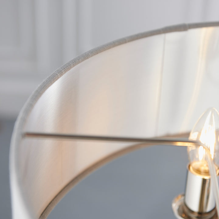Highclere 3 Long Pendant Light - Nickel Endon 7