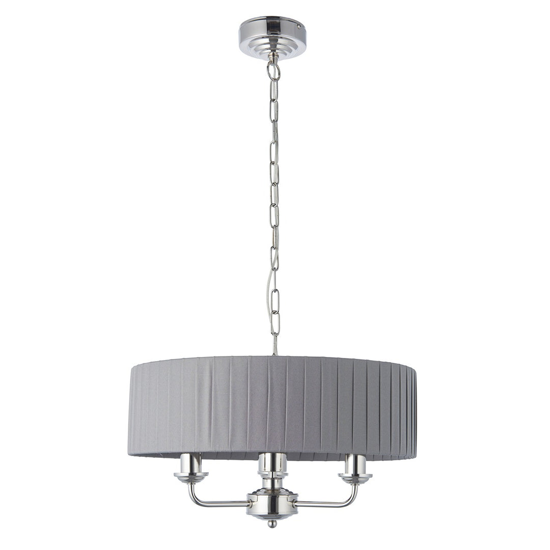 Highclere 3 Pendant Light - Nickel Endon 8