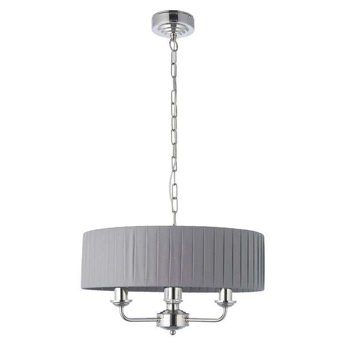 Highclere 3 Pendant Light - Nickel Endon 8