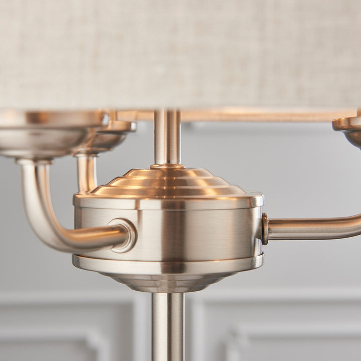 Highclere 3 Table Lamp - Chrome Endon 5