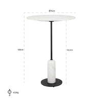 Richmond Interiors Jagger 75cm Bar Table