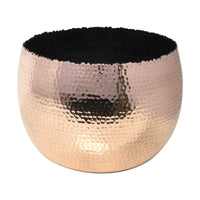 Ivyline Hammered Bowl in Copper & Black