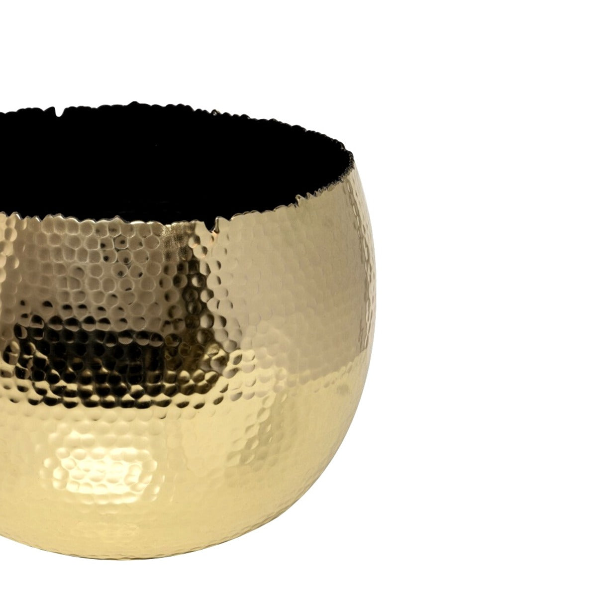 Ivyline Hammered Bowl Gold & Black