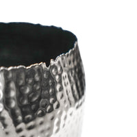 Ivyline Hammered Bowl in Nickel & Black