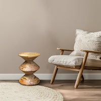 Ivy & Elm Nylah End Table in Brown