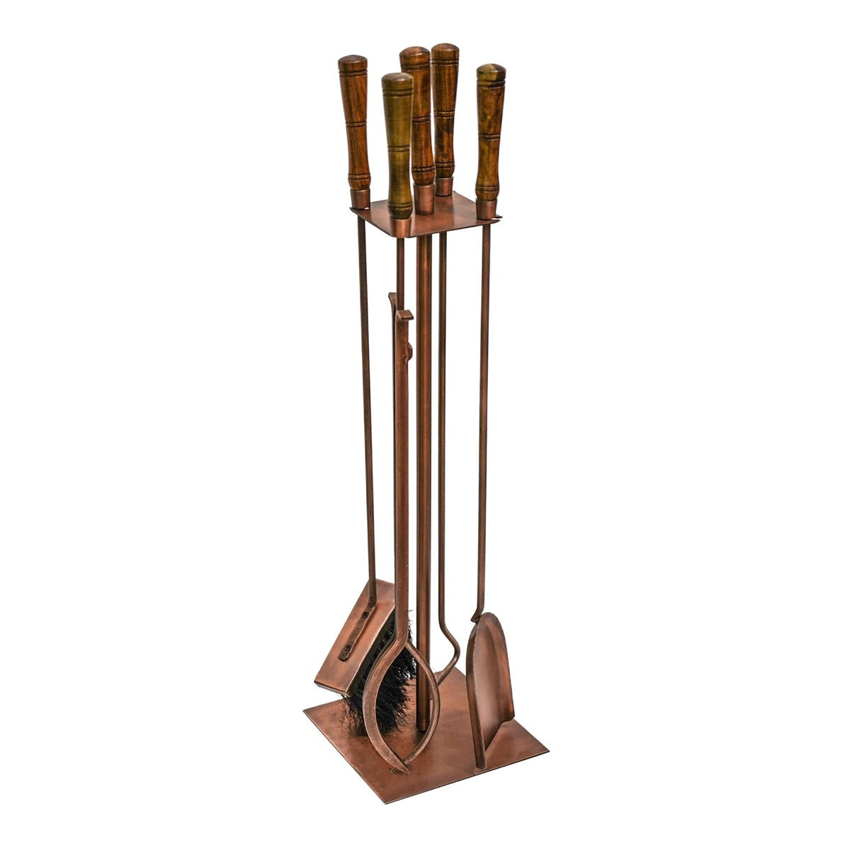 Ivyline Antique Copper Fireside Companion Set