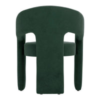 O&Co Albie Dining Chair - Forest Green Velvet