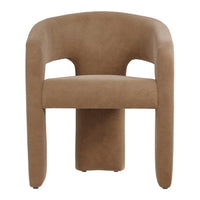 O&Co Albie Dining Chair - Grey Velvet