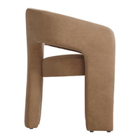 O&Co Albie Dining Chair - Grey Velvet