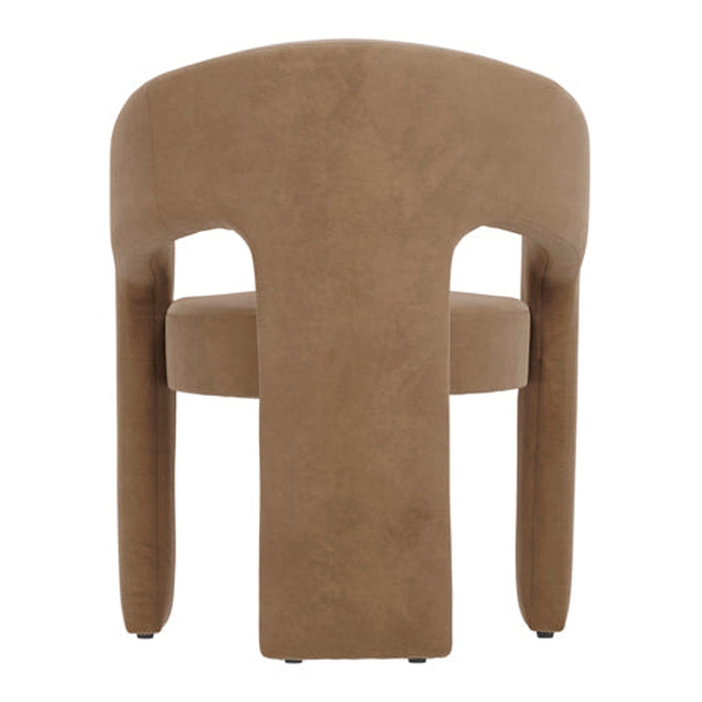 O&Co Albie Dining Chair - Grey Velvet