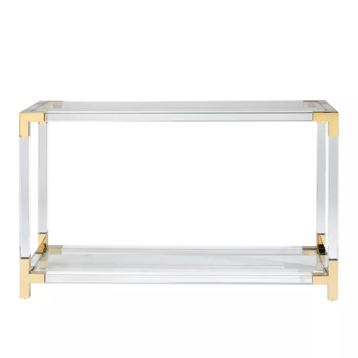 Amari Clear Console Table