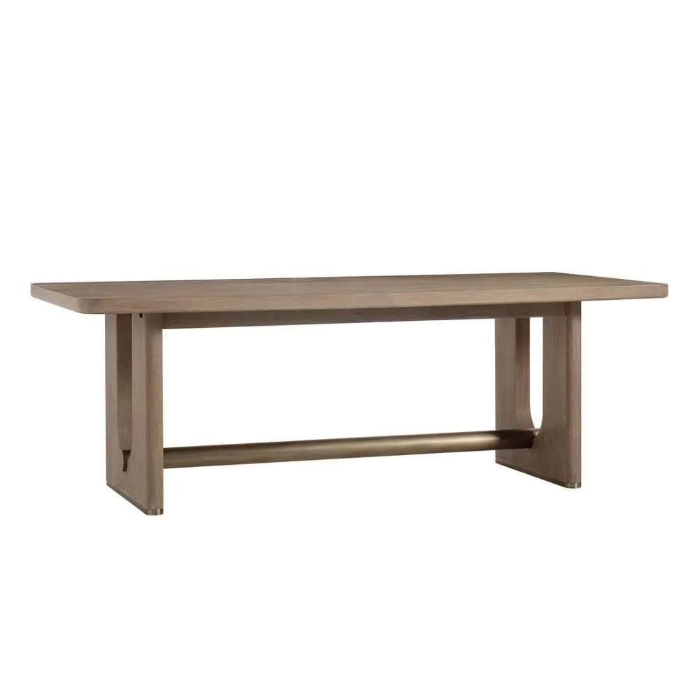 Charlie 12 Seater Extending Rectangular Dining Table - Brown