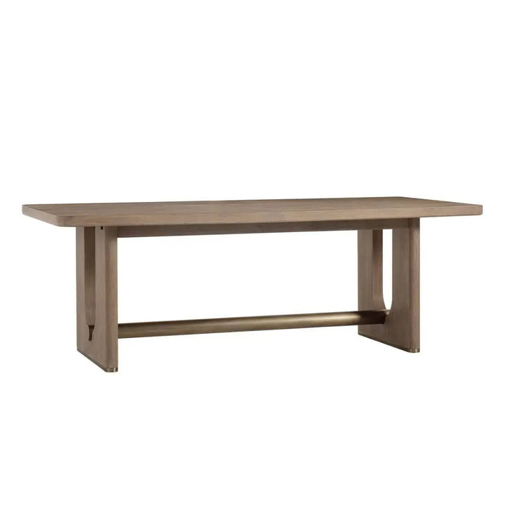 Charlie 12 Seater Extending Rectangular Dining Table - Brown