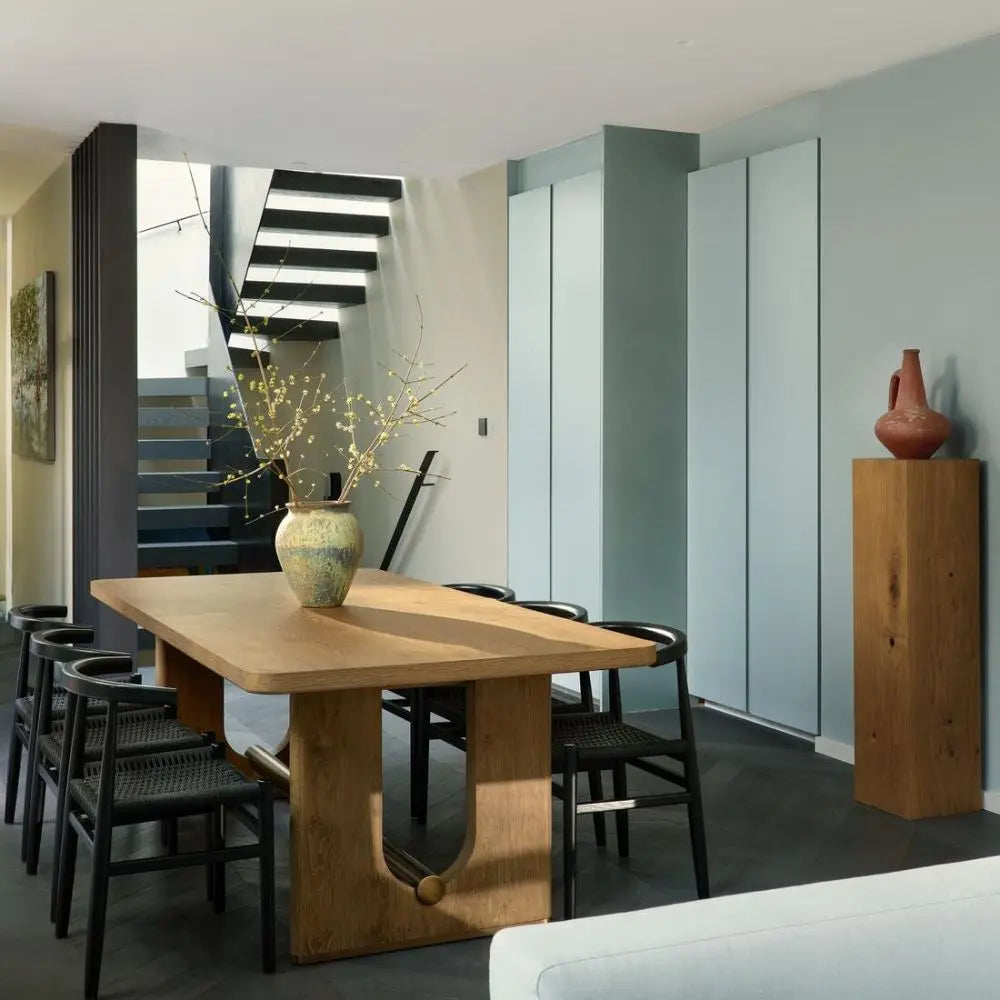 Charlie 12 Seater Extending Rectangular Dining Table - Brown