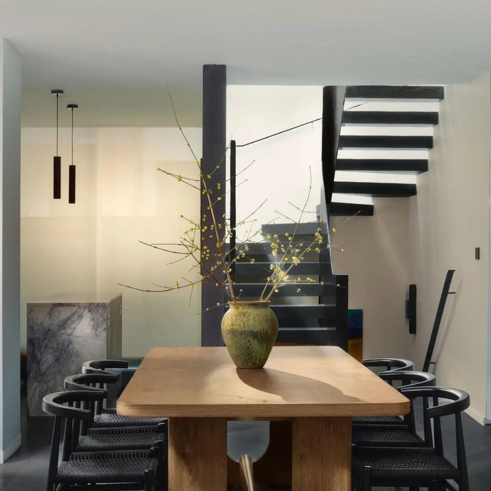 Charlie 12 Seater Extending Rectangular Dining Table - Brown