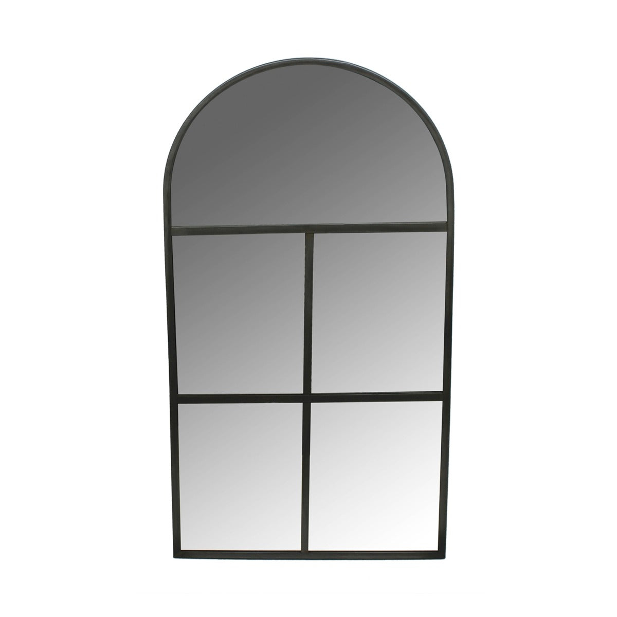 Ivyline Archway Outdoor Mirror Natural Black