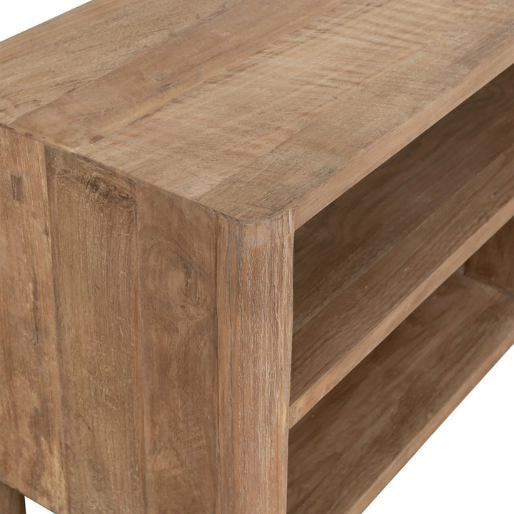 Apollo Recycled Teakwood Open TV Stand