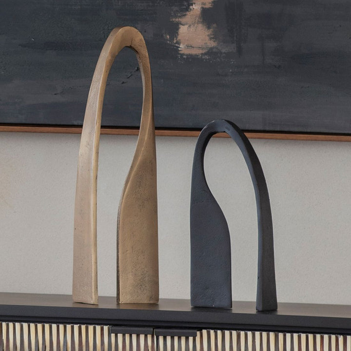 Arch Aluminium Sculpture - Black