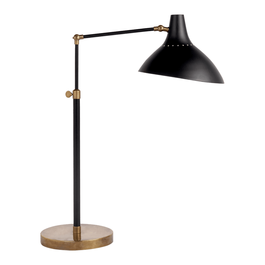 Charlton Table Lamp - Black & Antique Brass Visual Comfort 1