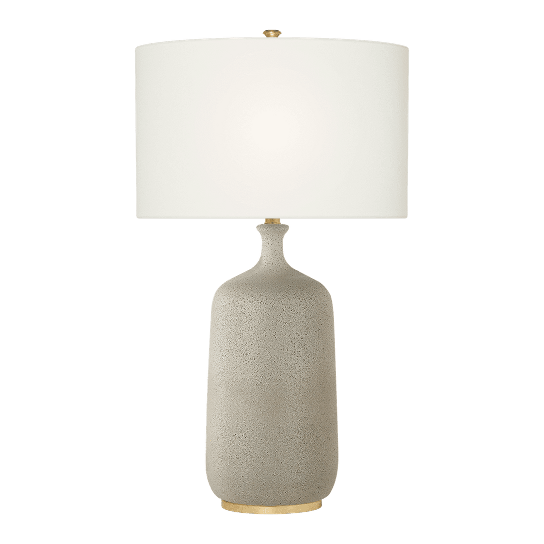 Culloden Table Lamp - Volcanic Ivory with Linen Shade – Olivia's