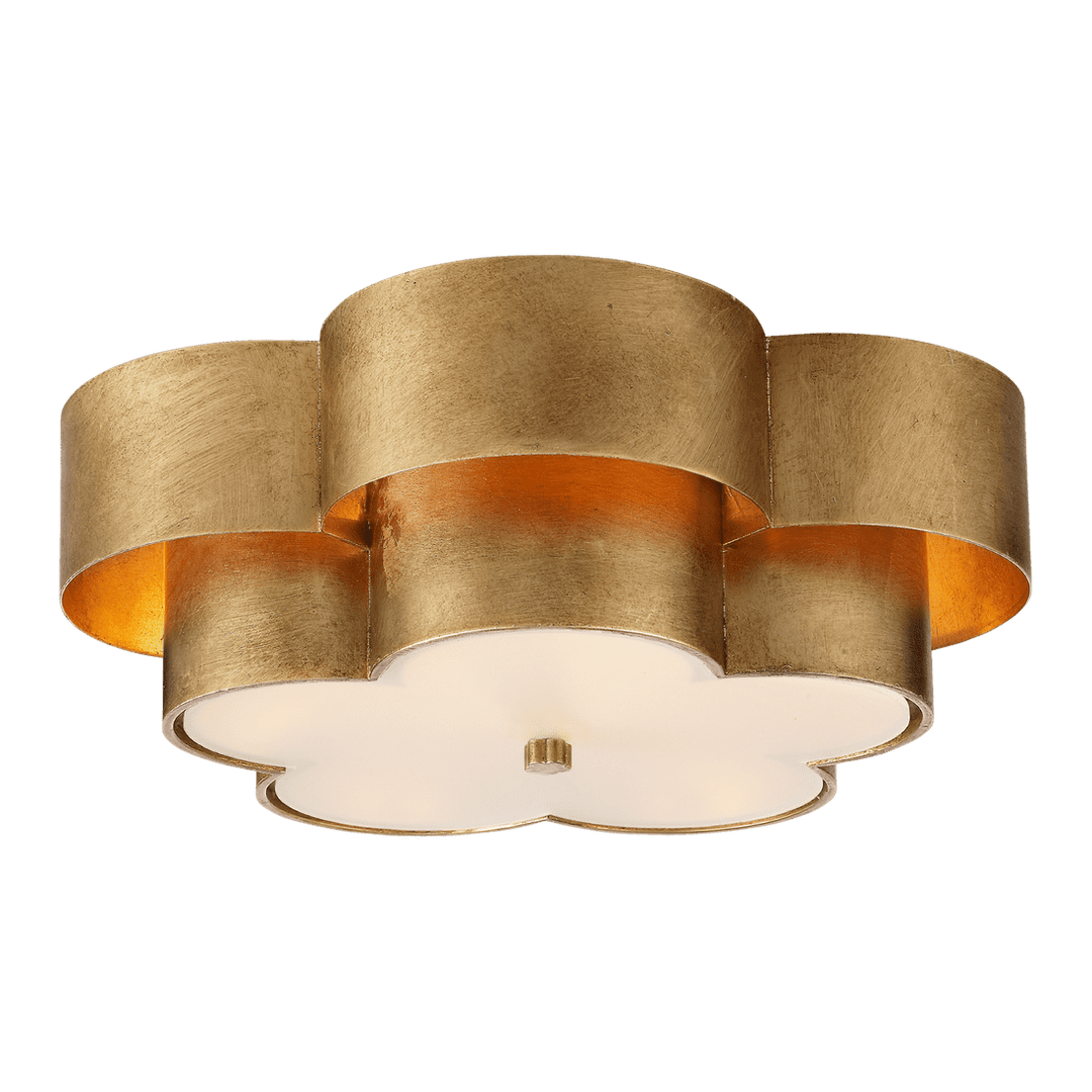 Arabelle Large Flush Mount - Gild with Frosted Acrylic Visual Comfort 1